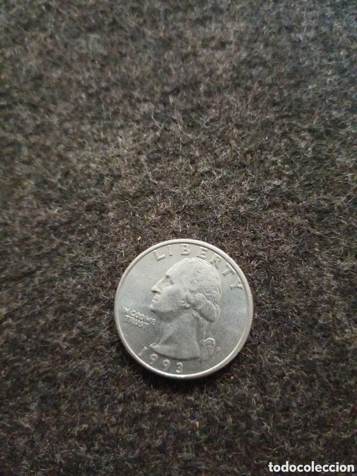 Monedas antiguas de Am&eacute;rica: Moneda de quarto de dolar de EEUU - Foto 1