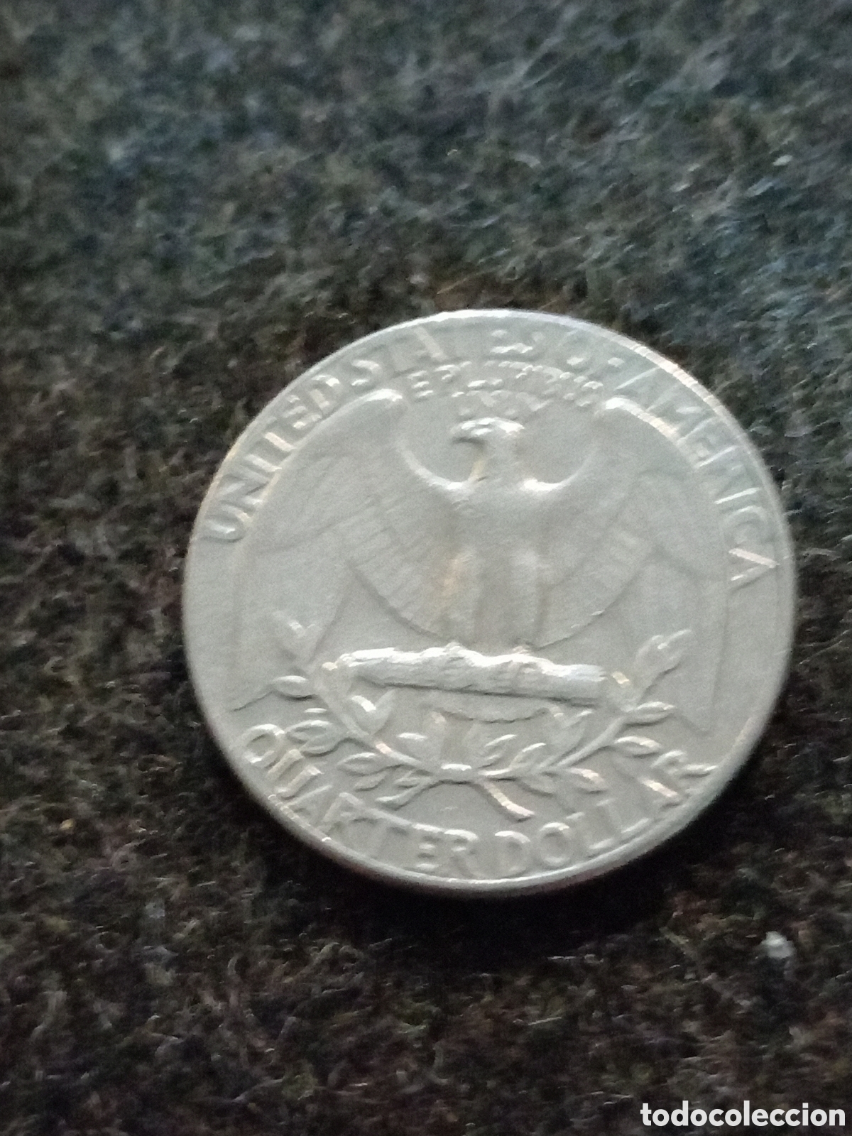 Monedas antiguas de Am&eacute;rica: Moneda de quarto de dolar americana - Foto 2