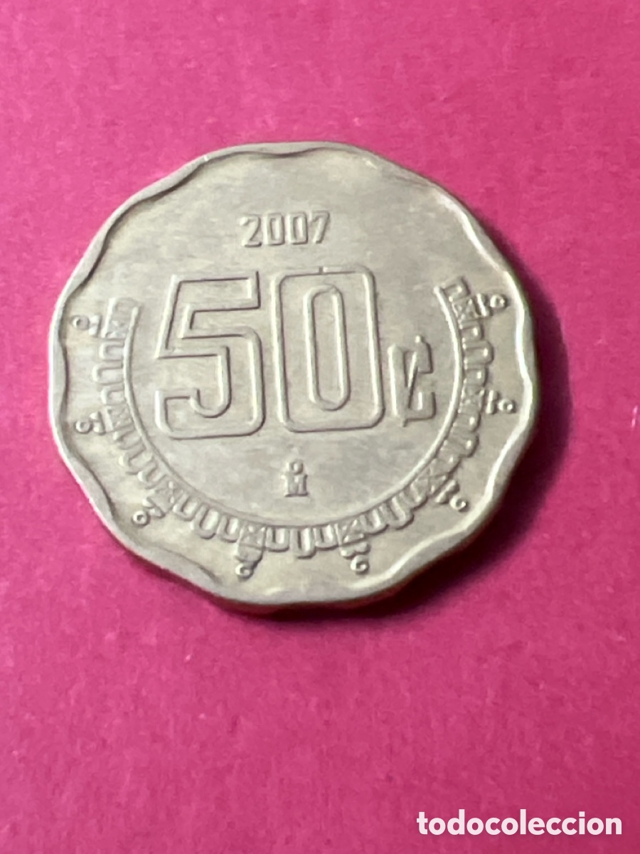 Monedas antiguas de Am&eacute;rica: C26. Mexico 50 centavos 2007 - Foto 1