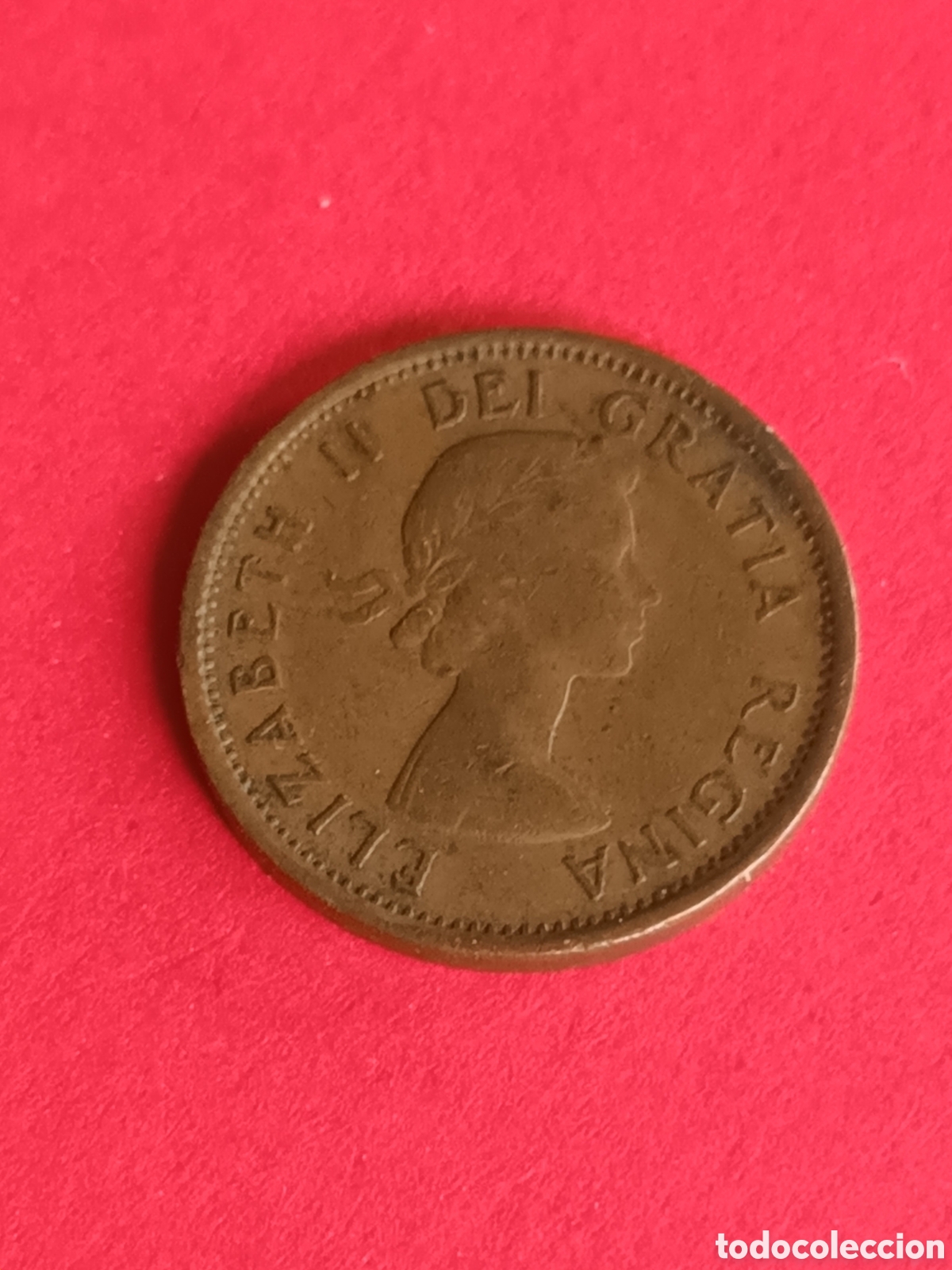 Monedas antiguas de Am&eacute;rica: CANAD&Aacute;. 1 CENTAVO DE 1957. - Foto 2