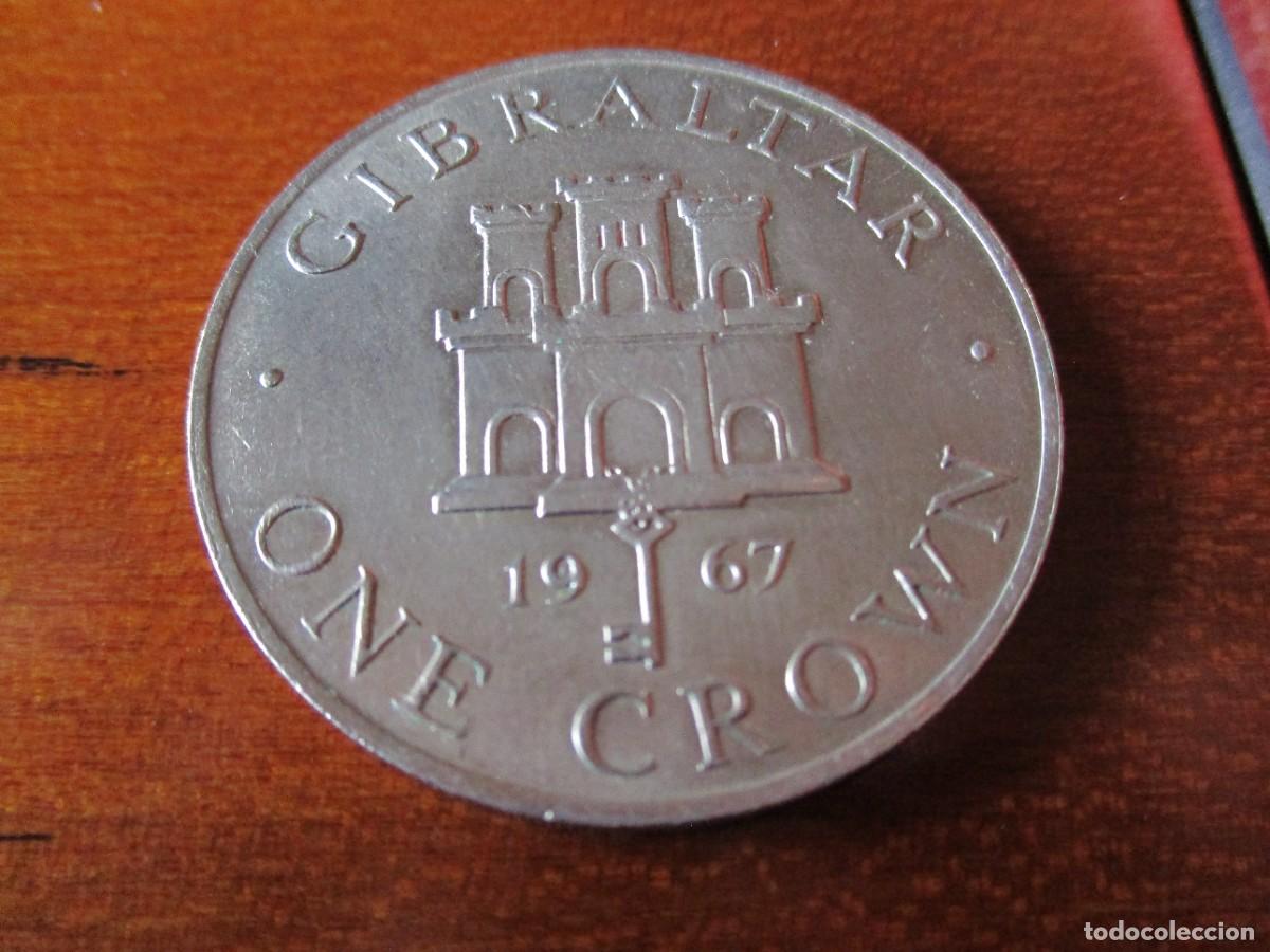 Monedas antiguas de Am&eacute;rica: GIBRALTAR - 1 CROWN 1967 - Foto 1
