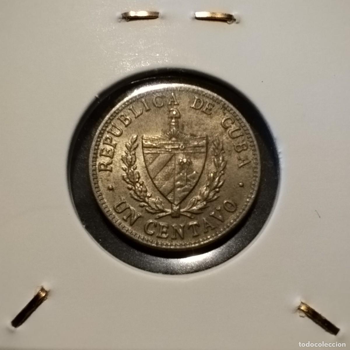 Monedas antiguas de Am&eacute;rica: Moneda 1 centavo, Cuba 1961 - Foto 2