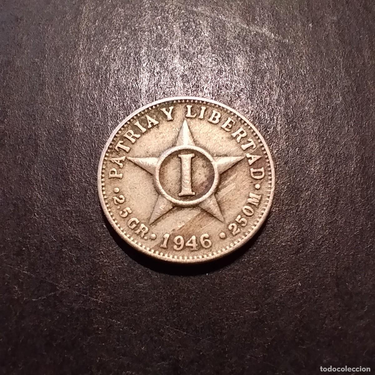 Monedas antiguas de Am&eacute;rica: Moneda 1 centavo, Cuba 1946 - Foto 1
