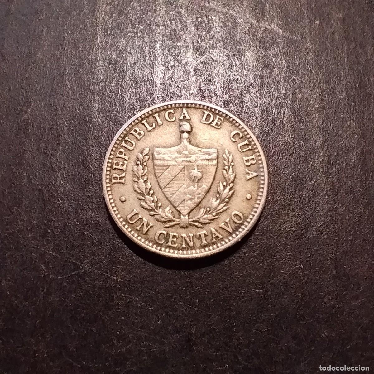 Monedas antiguas de Am&eacute;rica: Moneda 1 centavo, Cuba 1946 - Foto 2