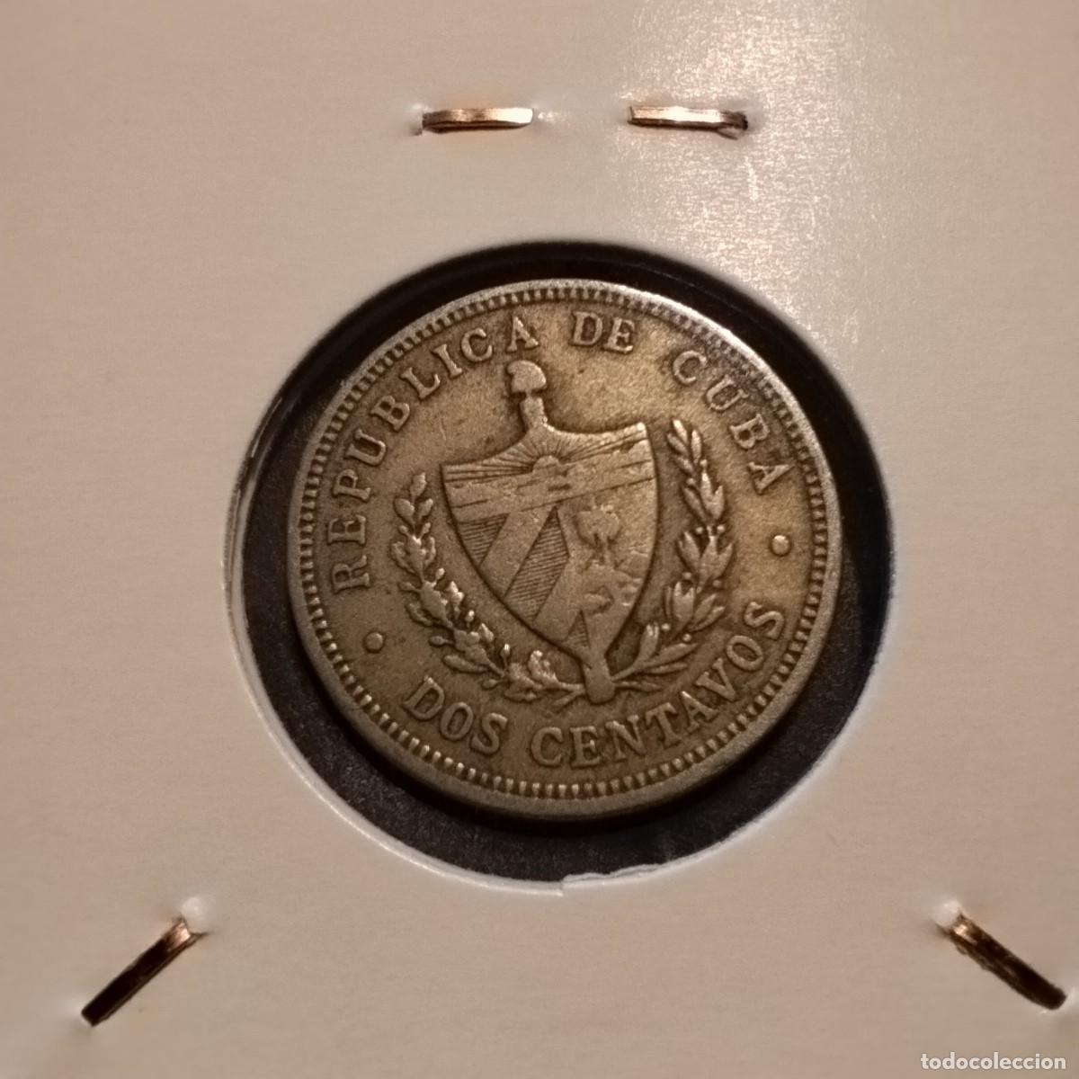 Monedas antiguas de Am&eacute;rica: Moneda 2 centavos, Cuba 1915 - Foto 2
