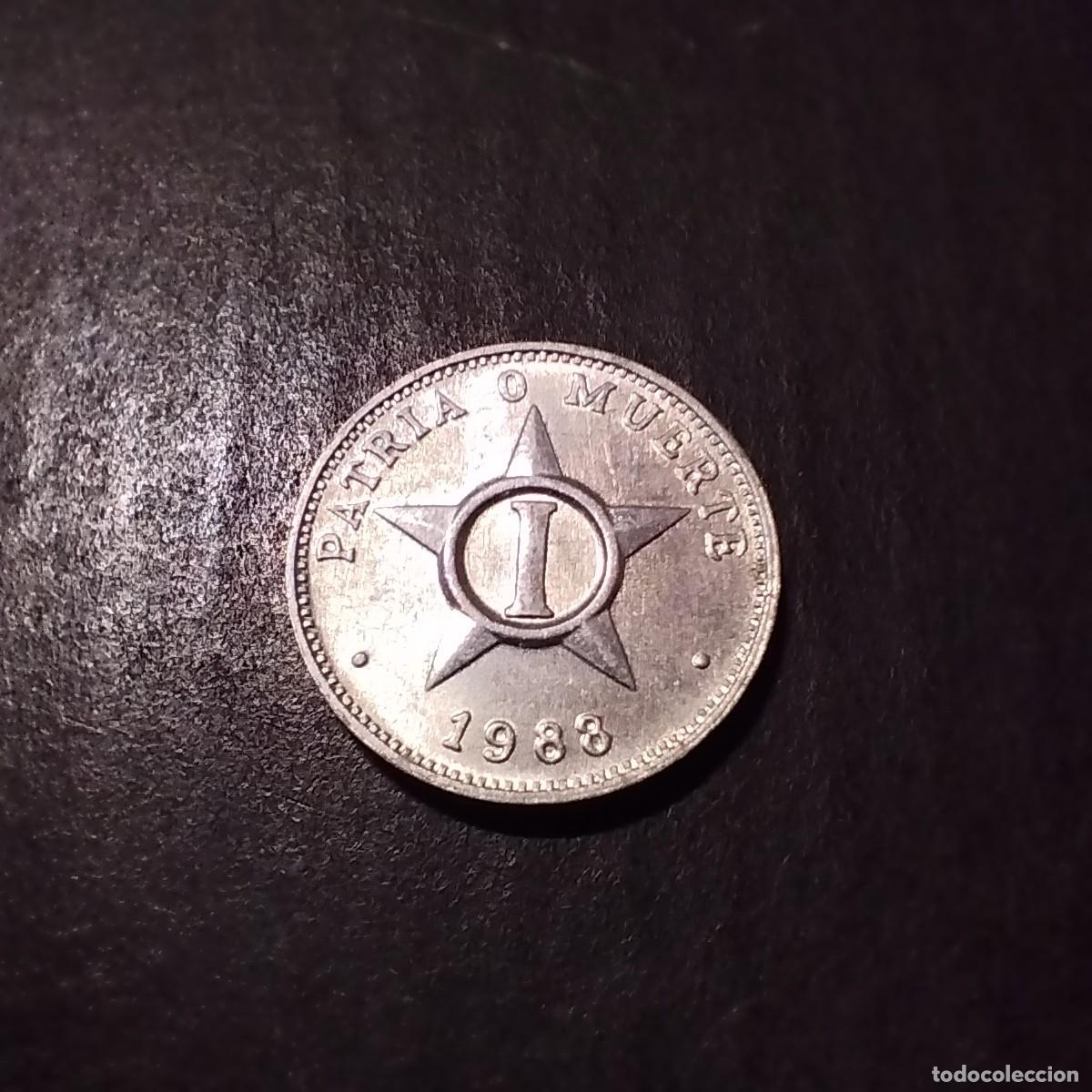 Monedas antiguas de Am&eacute;rica: Moneda 1 centavo, Cuba 1988 - Foto 1