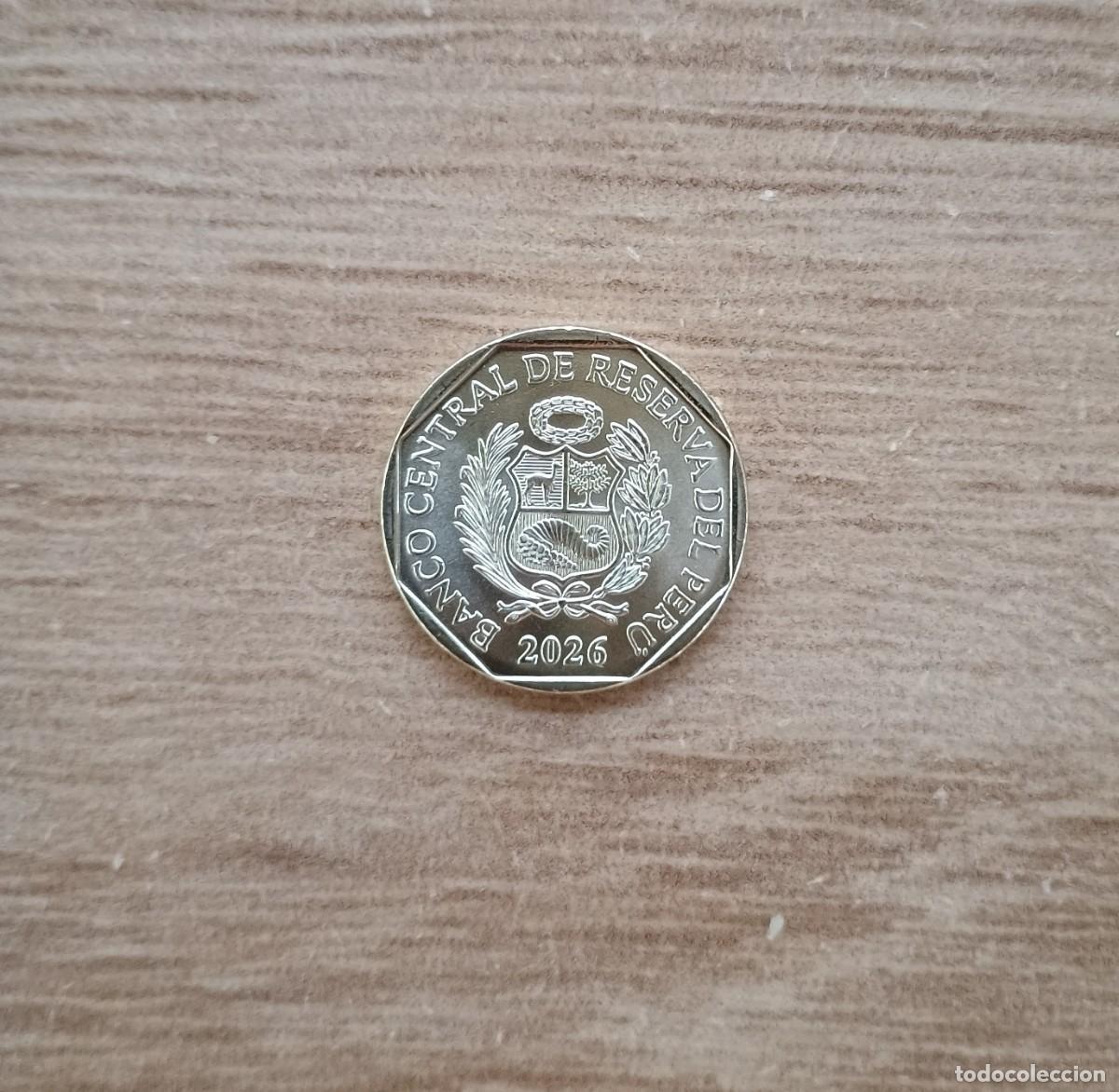 Monedas antiguas de Am&eacute;rica: Peru Moneda 1 Sol , A&ntilde;o 2026 , UNC - Foto 2