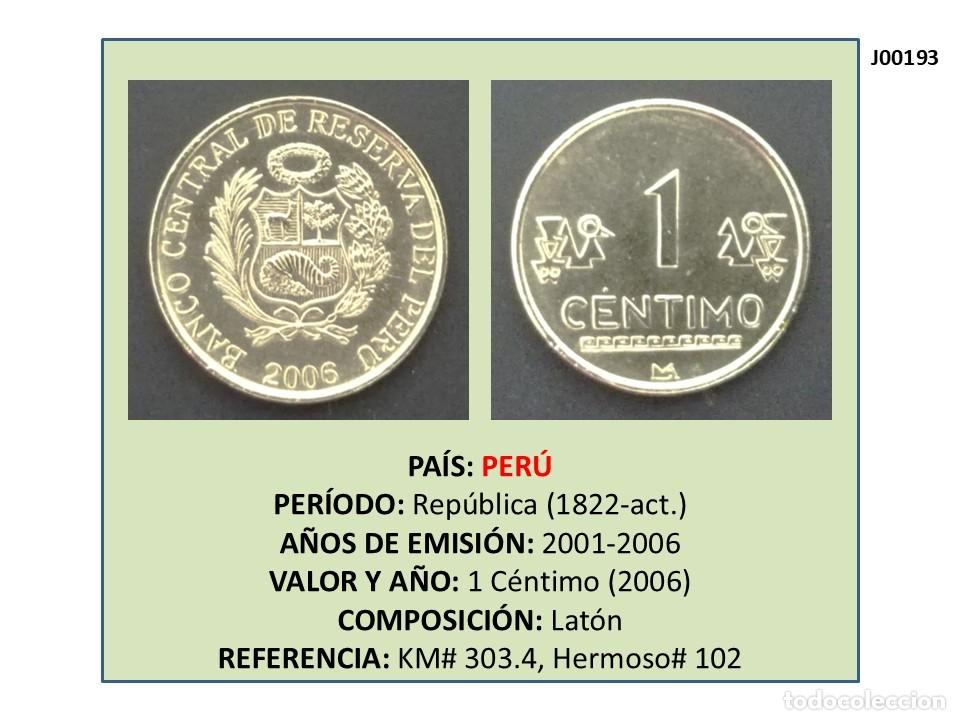 Monedas antiguas de Am&eacute;rica: MONEDA 1 C&Eacute;NTIMO (2006) (PER&Uacute;) - Foto 1