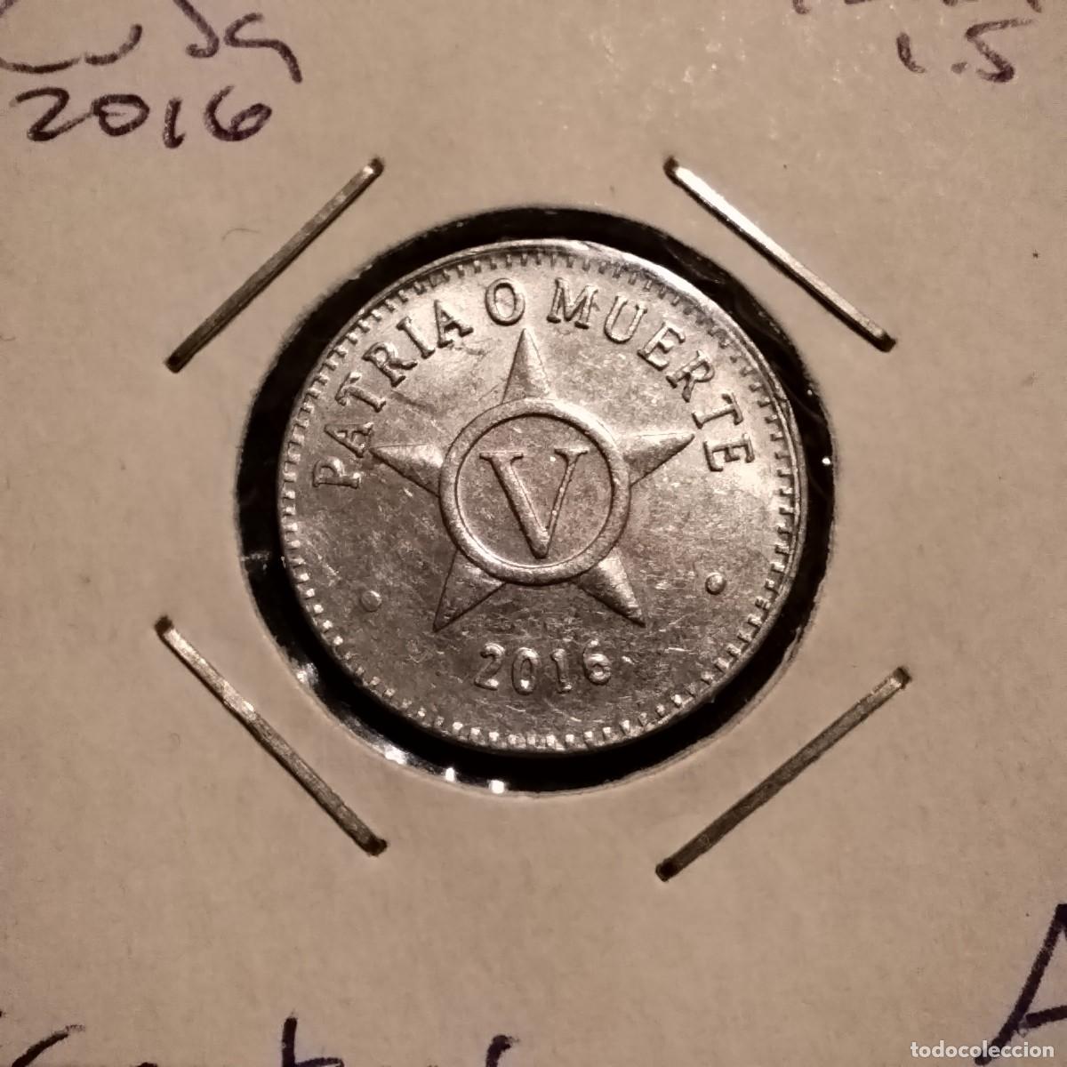 Monedas antiguas de Am&eacute;rica: Moneda 5 centavos, Cuba 2016 - Foto 1