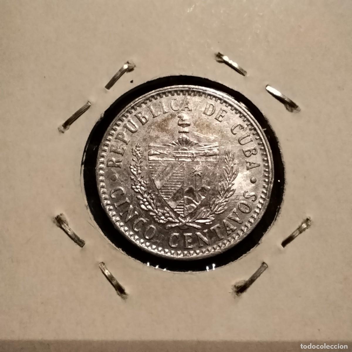 Monedas antiguas de Am&eacute;rica: Moneda 5 centavos, Cuba 2016 - Foto 2