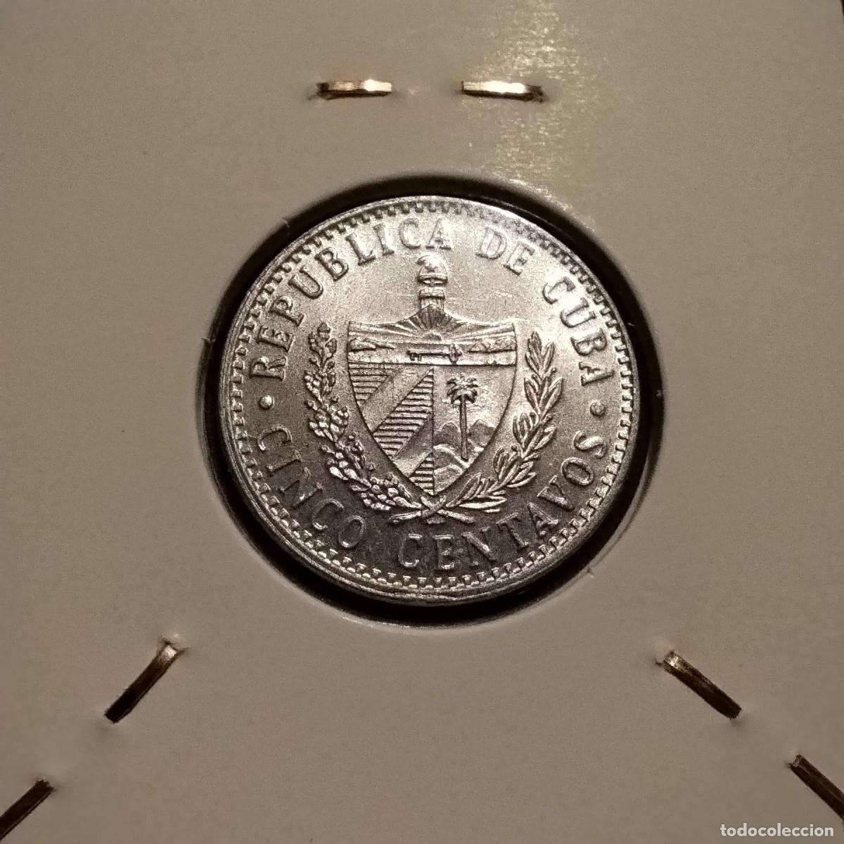 Monedas antiguas de Am&eacute;rica: Moneda 5 centavos, Cuba 2017 - Foto 2
