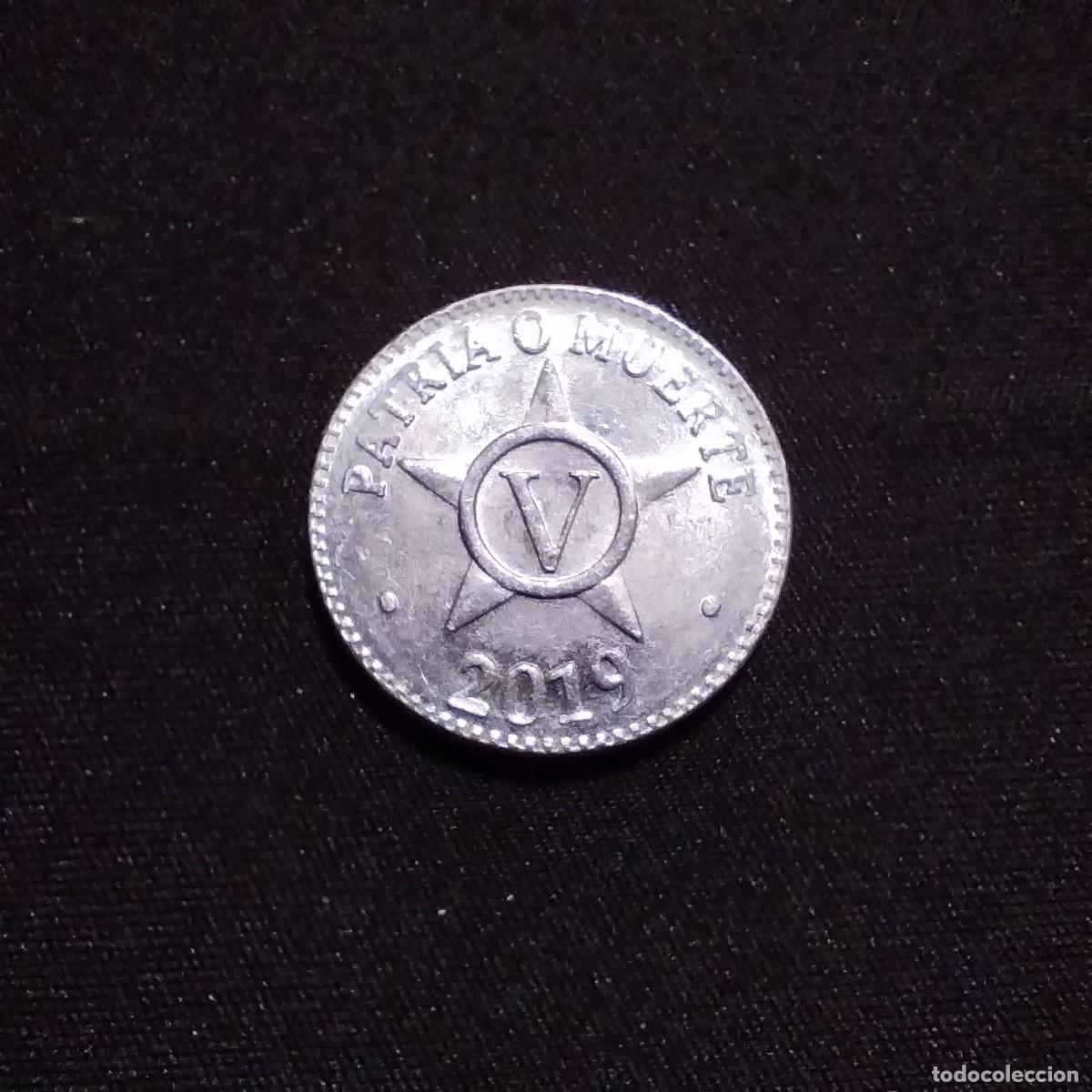 Monedas antiguas de Am&eacute;rica: Moneda 5 centavos, Cuba 2019 - Foto 1