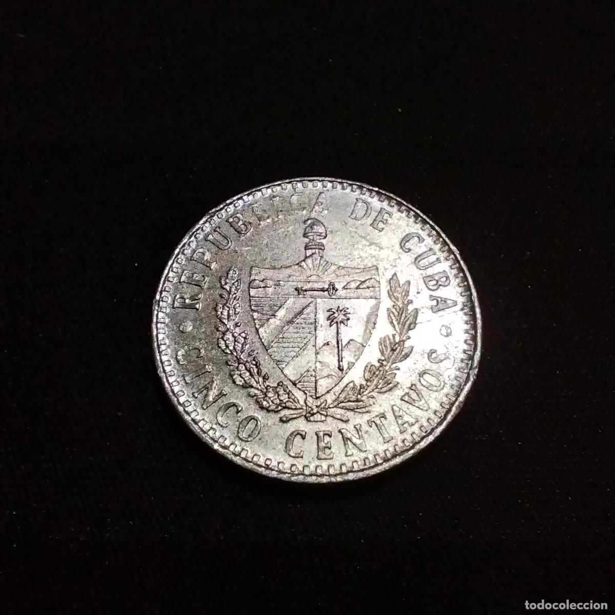 Monedas antiguas de Am&eacute;rica: Moneda 5 centavos, Cuba 2019 - Foto 2