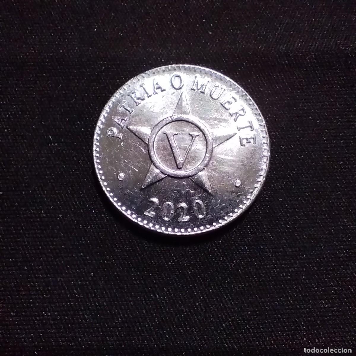 Monedas antiguas de Am&eacute;rica: Moneda 5 centavos, Cuba 2020 - Foto 1