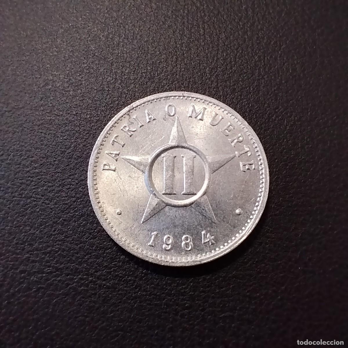 Monedas antiguas de Am&eacute;rica: Moneda 2 centavos, Cuba 1984 - Foto 1