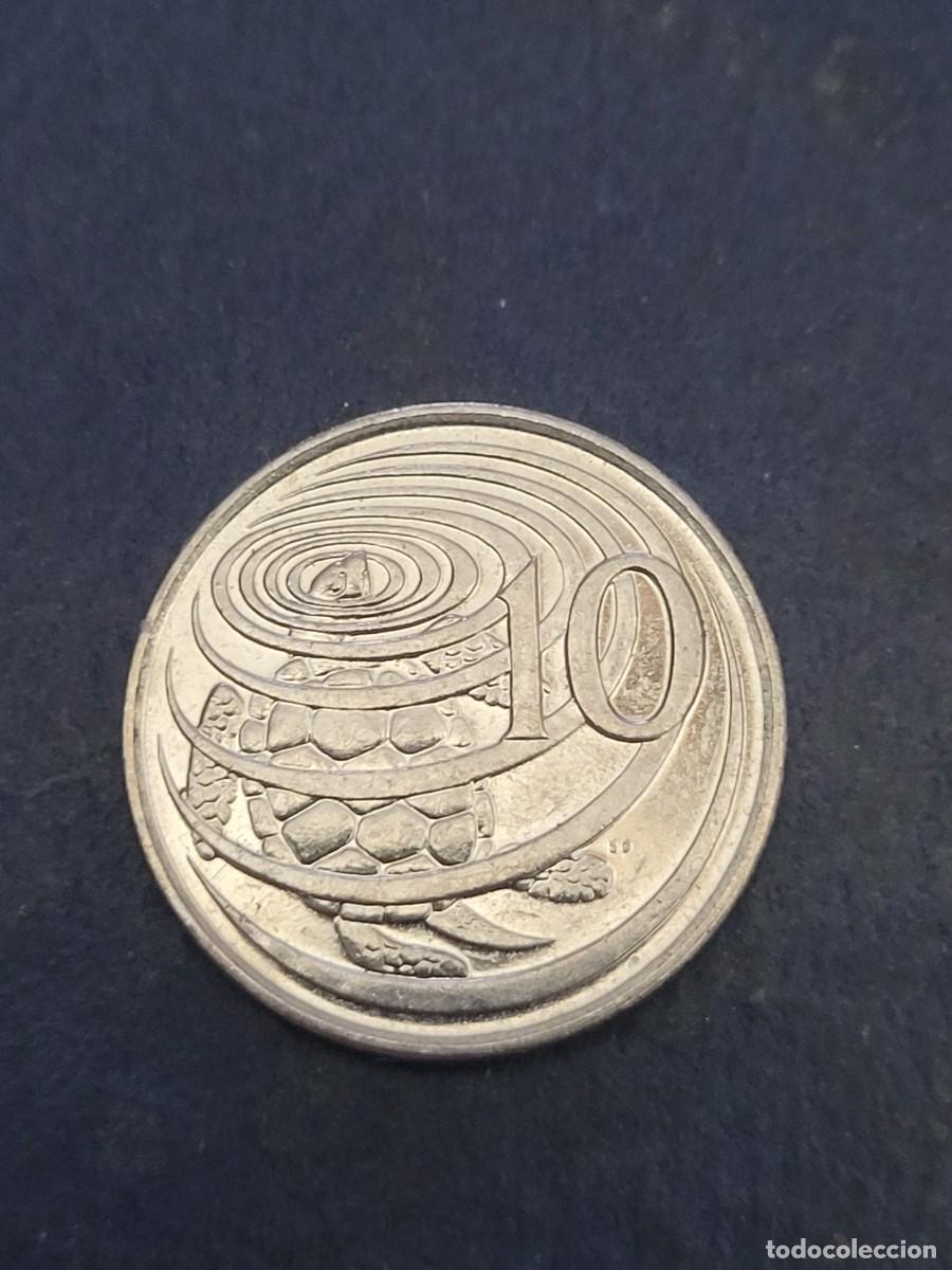 Monedas antiguas de Am&eacute;rica: Moneda 10 centavos 2002 Islas Caim&aacute;n - Foto 2