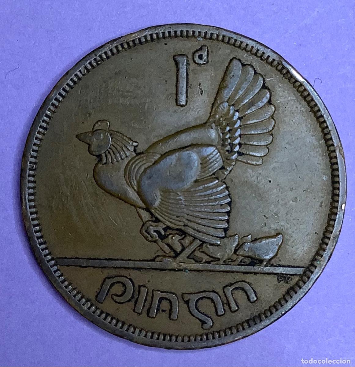 Monnaies anciennes d'Am&eacute;rique: IRLANDA 1 penique 1949 km 11