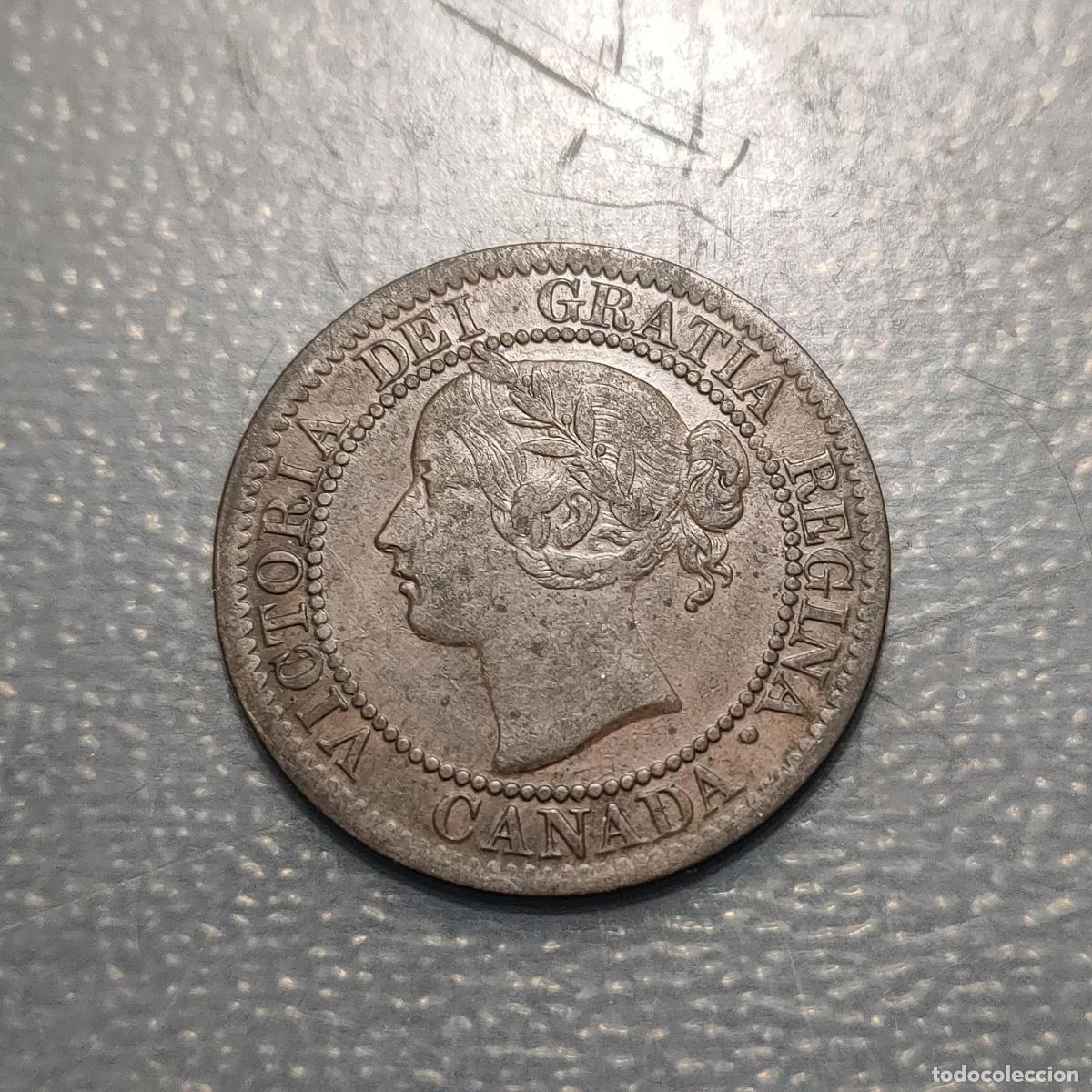 Monedas antiguas de Am&eacute;rica: CANADA 1 CENT 1859 MBC/MBC+ - Foto 2