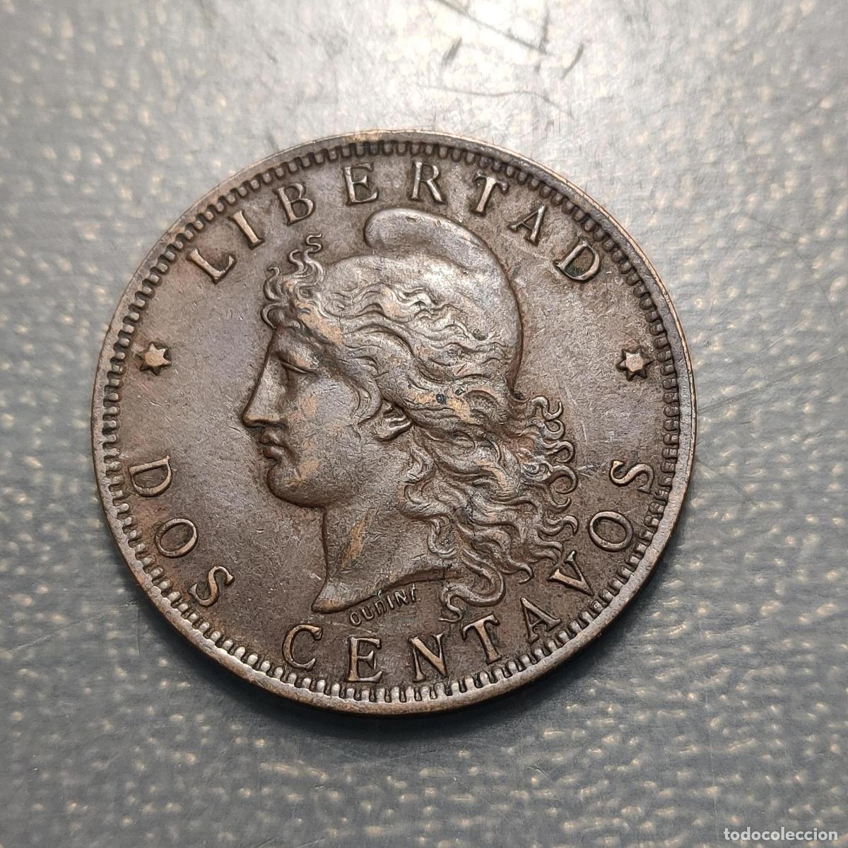 Monedas antiguas de Am&eacute;rica: ARGENTINA 2 CENTAVOS 1895 - Foto 1