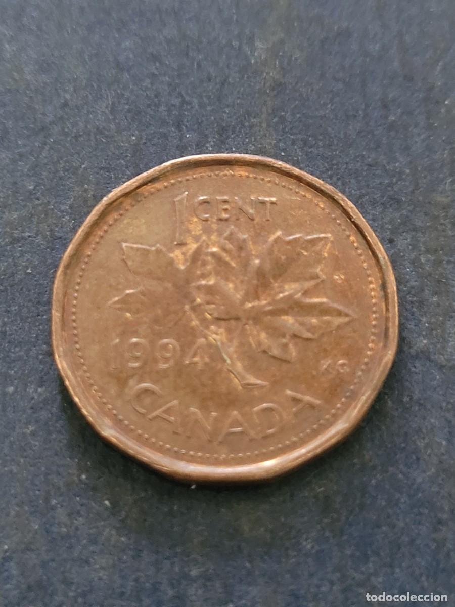 Monedas antiguas de Am&eacute;rica: Moneda 1 centavo 1994 Canad&aacute; - Foto 2
