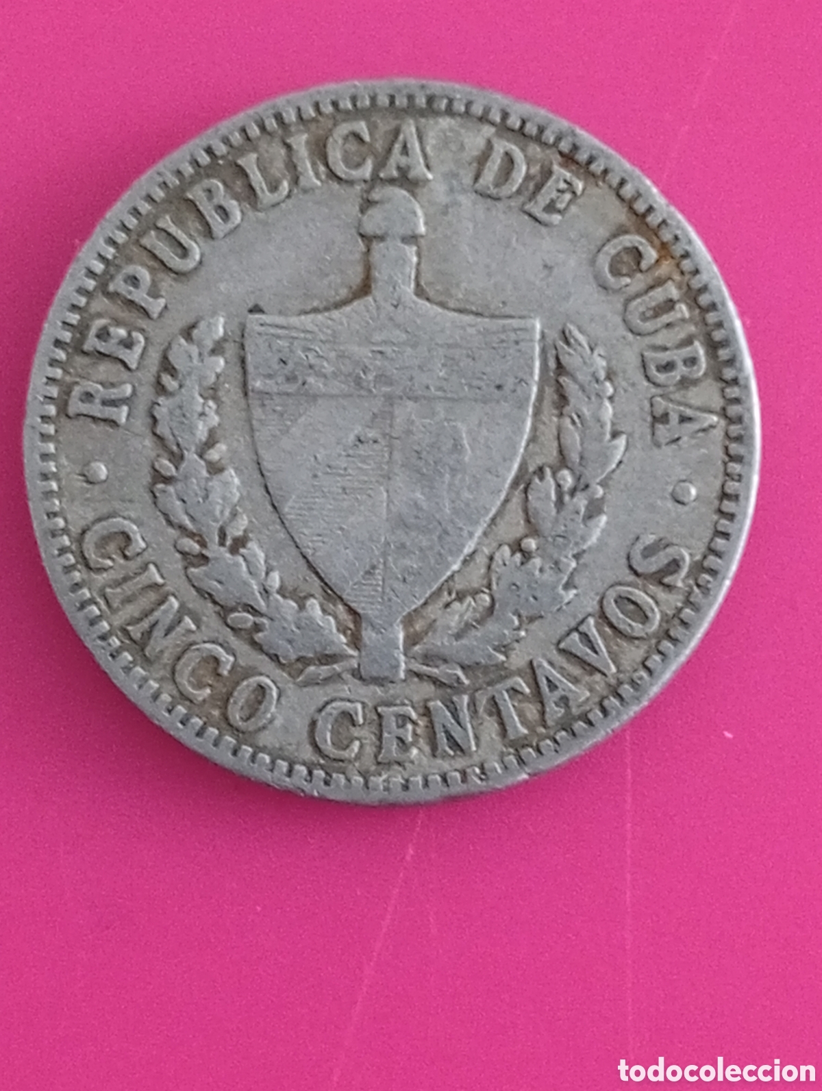 Monedas antiguas de Am&eacute;rica: Moneda de Cuba 5 centavos a&ntilde;o 1968 - Foto 2