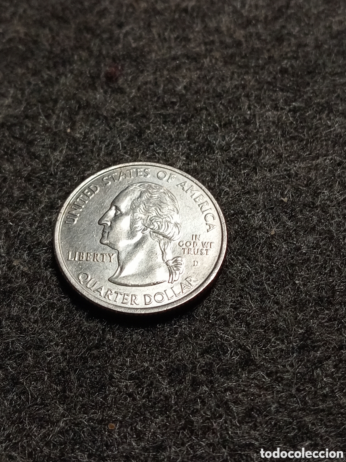 Monedas antiguas de Am&eacute;rica: Quarto de dolar americana - Foto 2