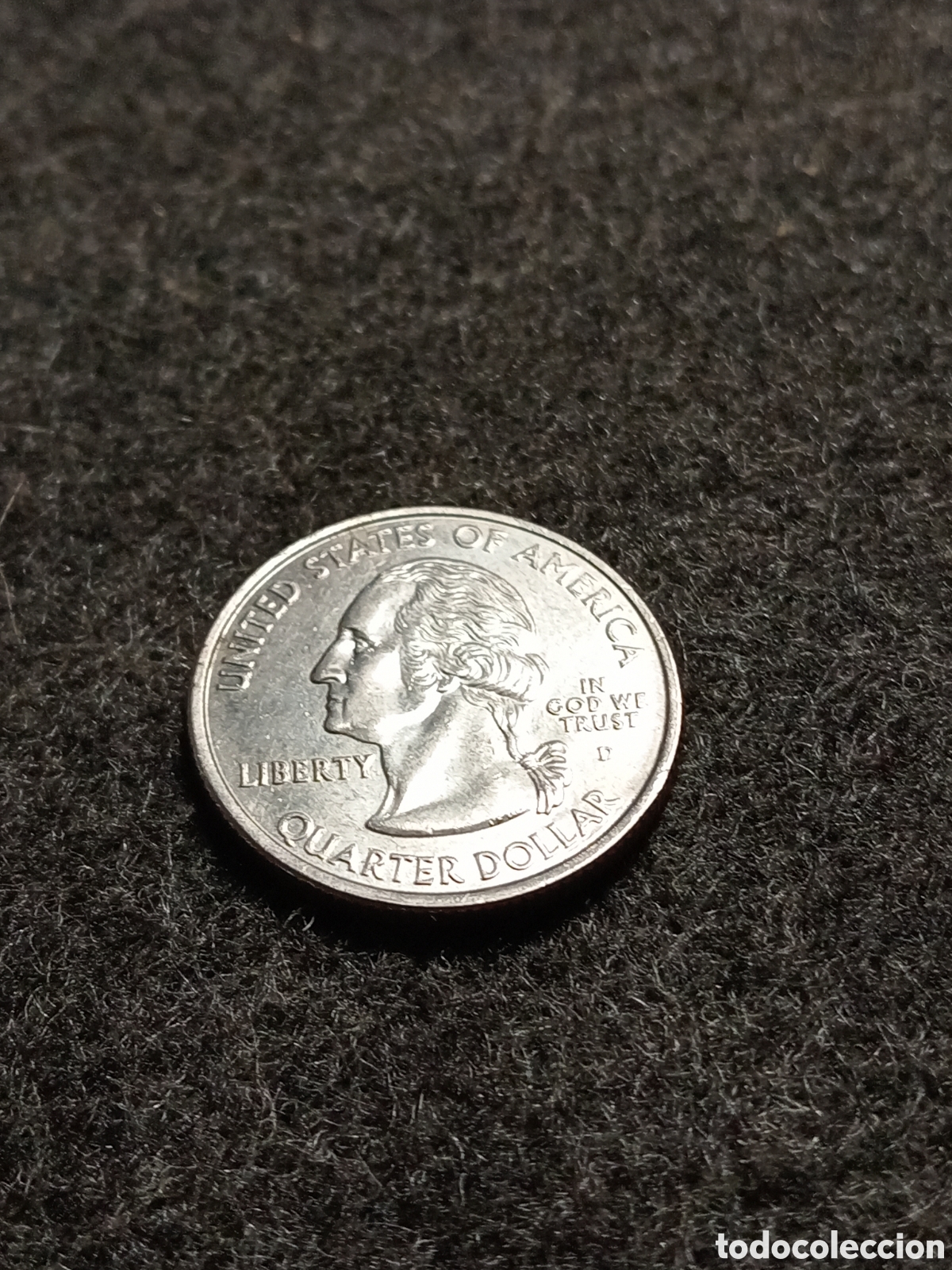 Monedas antiguas de Am&eacute;rica: Quarto de dolar americana - Foto 3