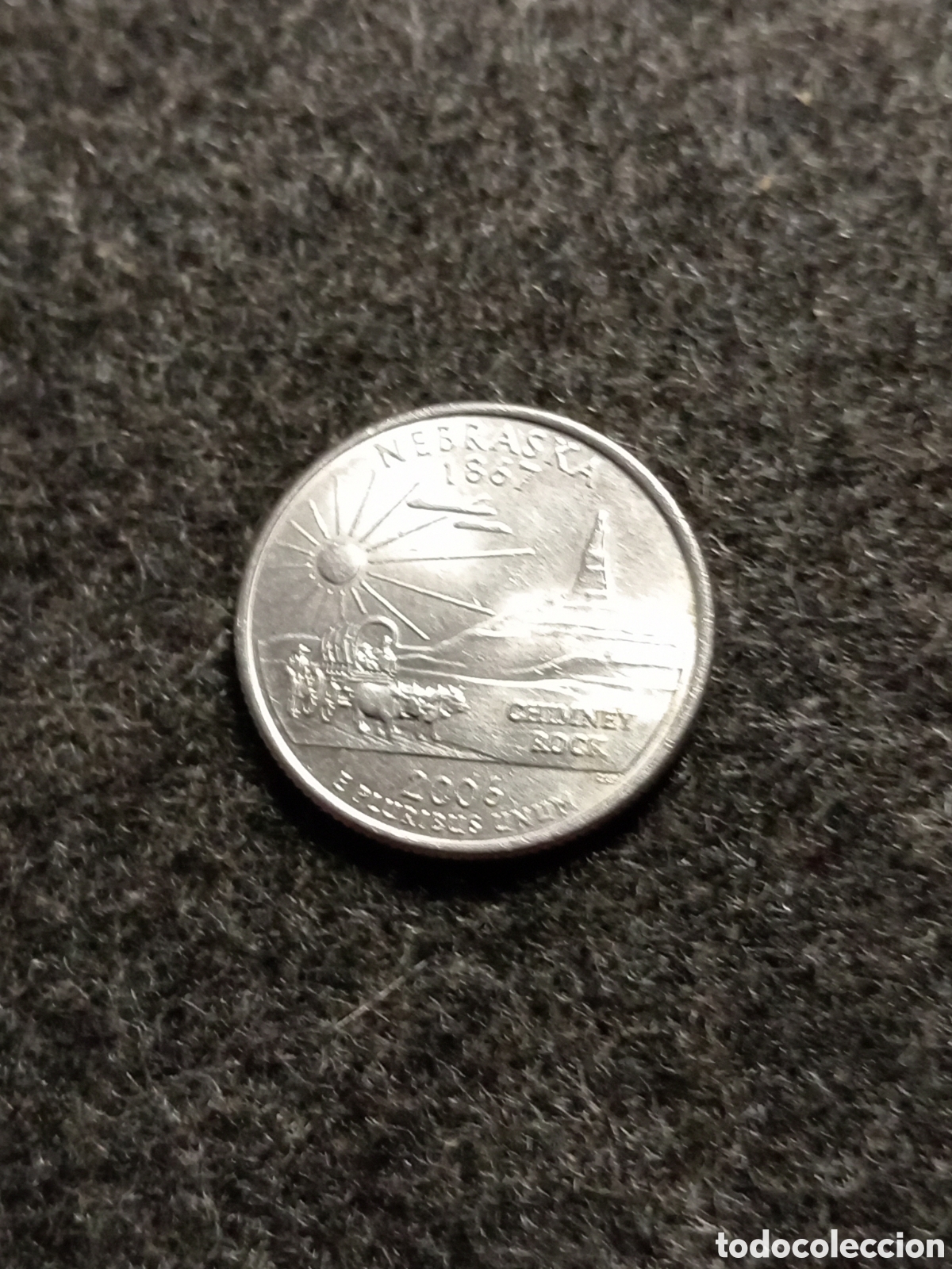 Monedas antiguas de Am&eacute;rica: Quarto de dolar americana - Foto 4