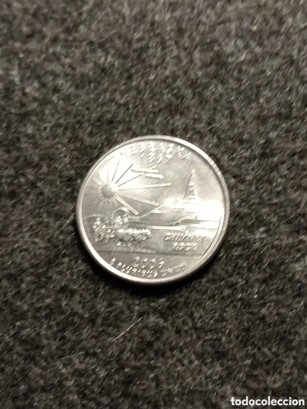 Monedas antiguas de Am&eacute;rica: Quarto de dolar americana - Foto 5