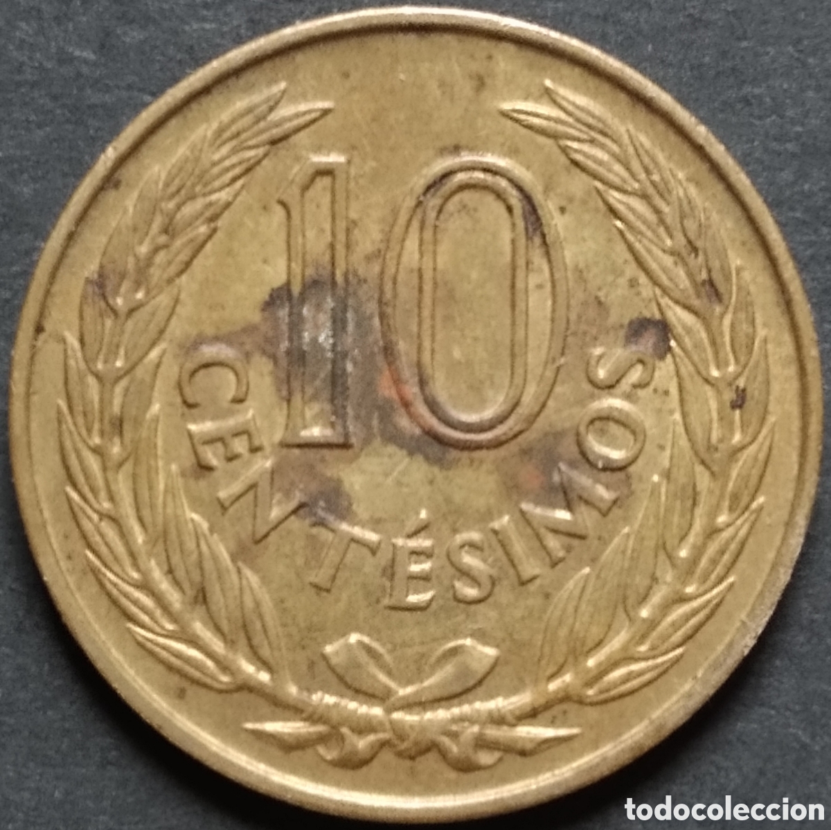 Monedas antiguas de Am&eacute;rica: MONEDA - URUGUAY 10 CENT&Eacute;SIMOS 1960 - Foto 1
