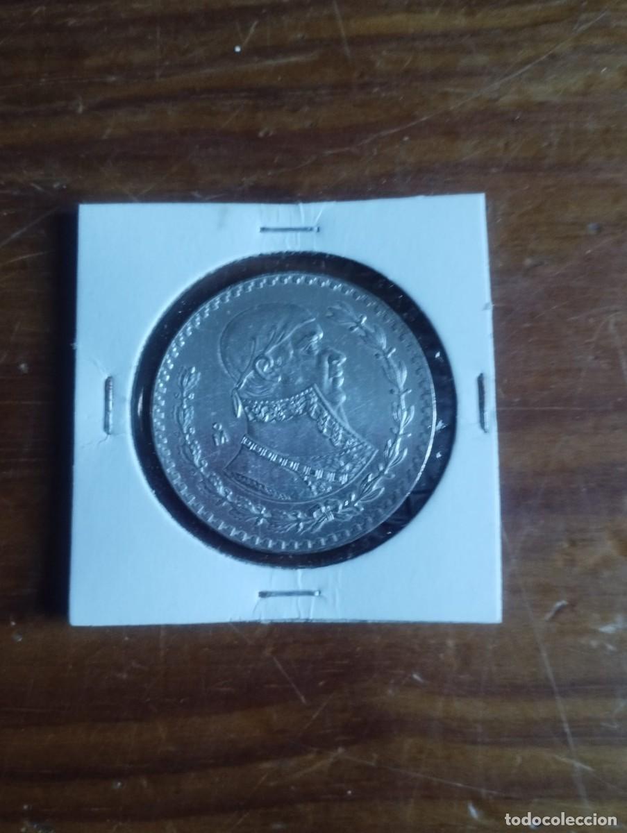 Monedas antiguas de Am&eacute;rica: Moneda PLATA de 1 peso de M&eacute;xico de 1966 - Foto 1