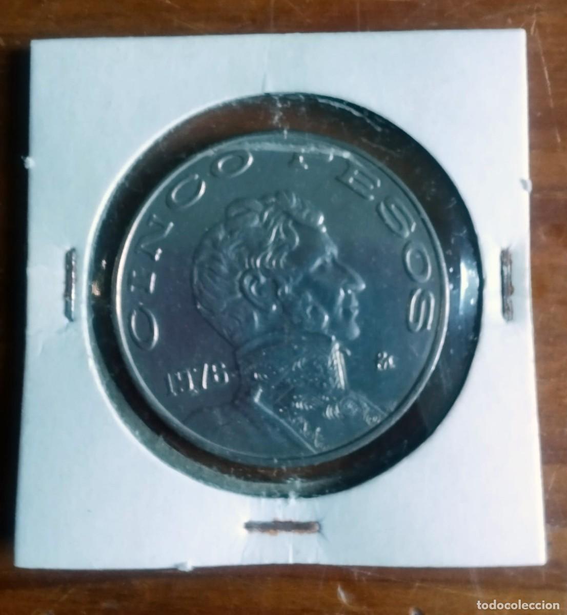 Monedas antiguas de Am&eacute;rica: M&eacute;xico 5 pesos, 1971 - Foto 1