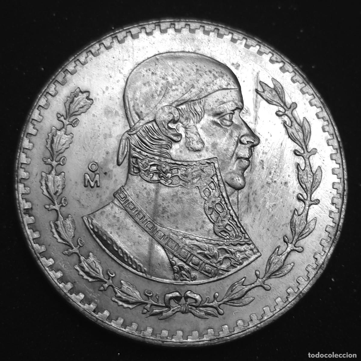 Monedas antiguas de Am&eacute;rica: MONEDA DE PLATA MEXICO 1 PESO 1966 - Foto 1