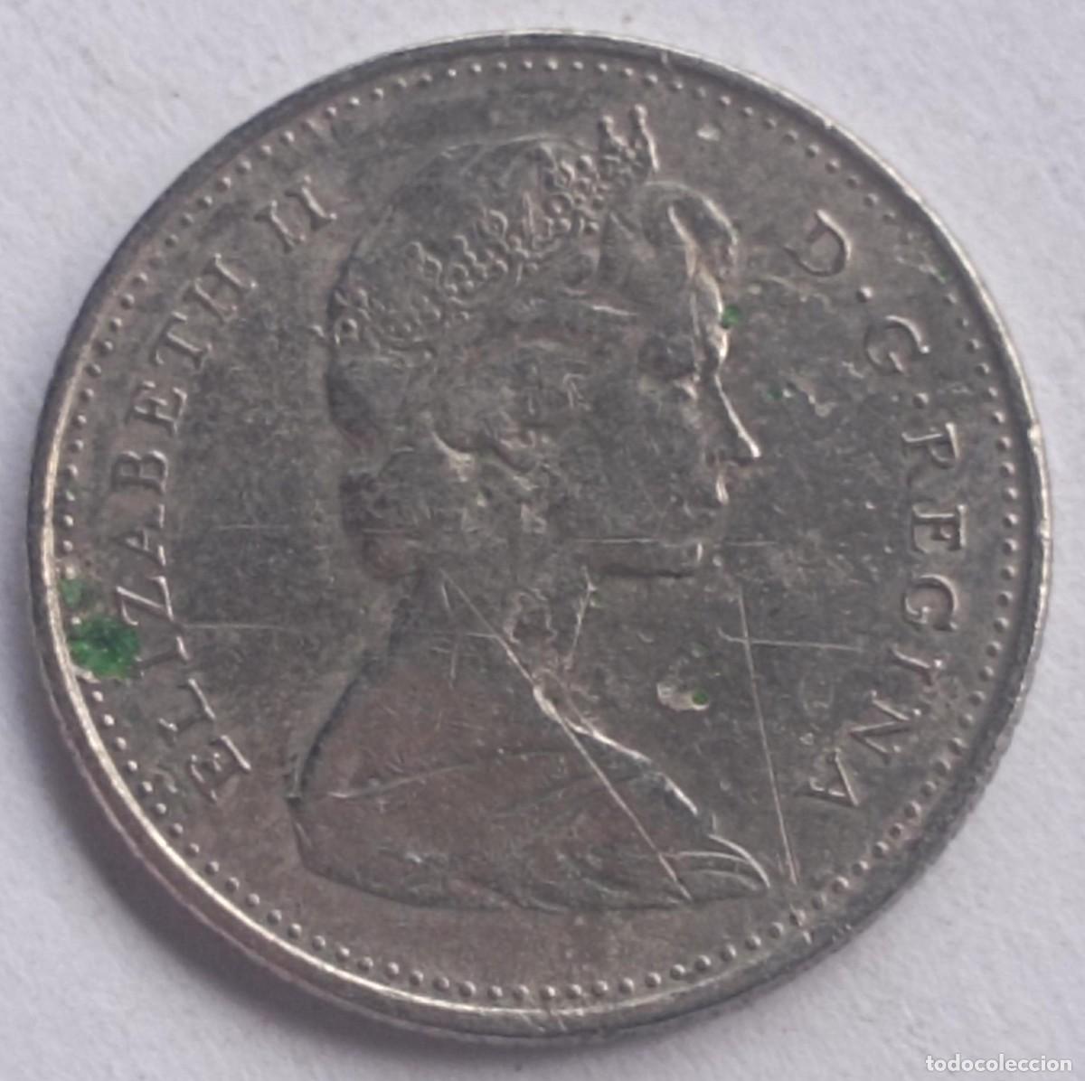 Monedas antiguas de Am&eacute;rica: Moneda de Canad&aacute; 10 c&eacute;ntimos de 1969 - Foto 2