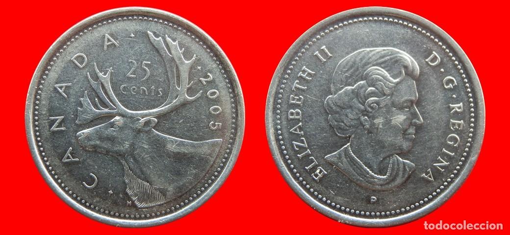 Monedas antiguas de Am&eacute;rica: 25 CENTAVOS 2005 CANADA-140997 - Foto 1