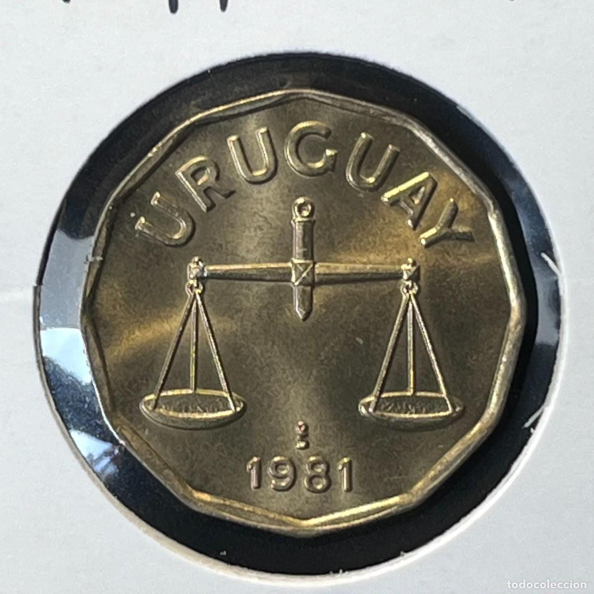 Monedas antiguas de Am&eacute;rica: URUGUAY 50 CENTESIMOS 1981 SO KM#68 UNC - Foto 1