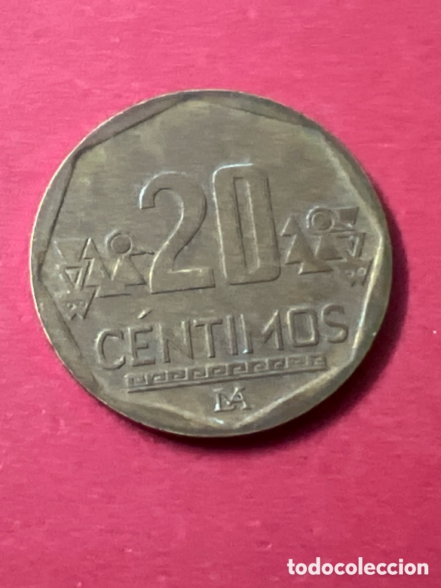 Monedas antiguas de Am&eacute;rica: C1339. 20 c&eacute;ntimos de Per&uacute;. A&ntilde;o 2010 - Foto 1