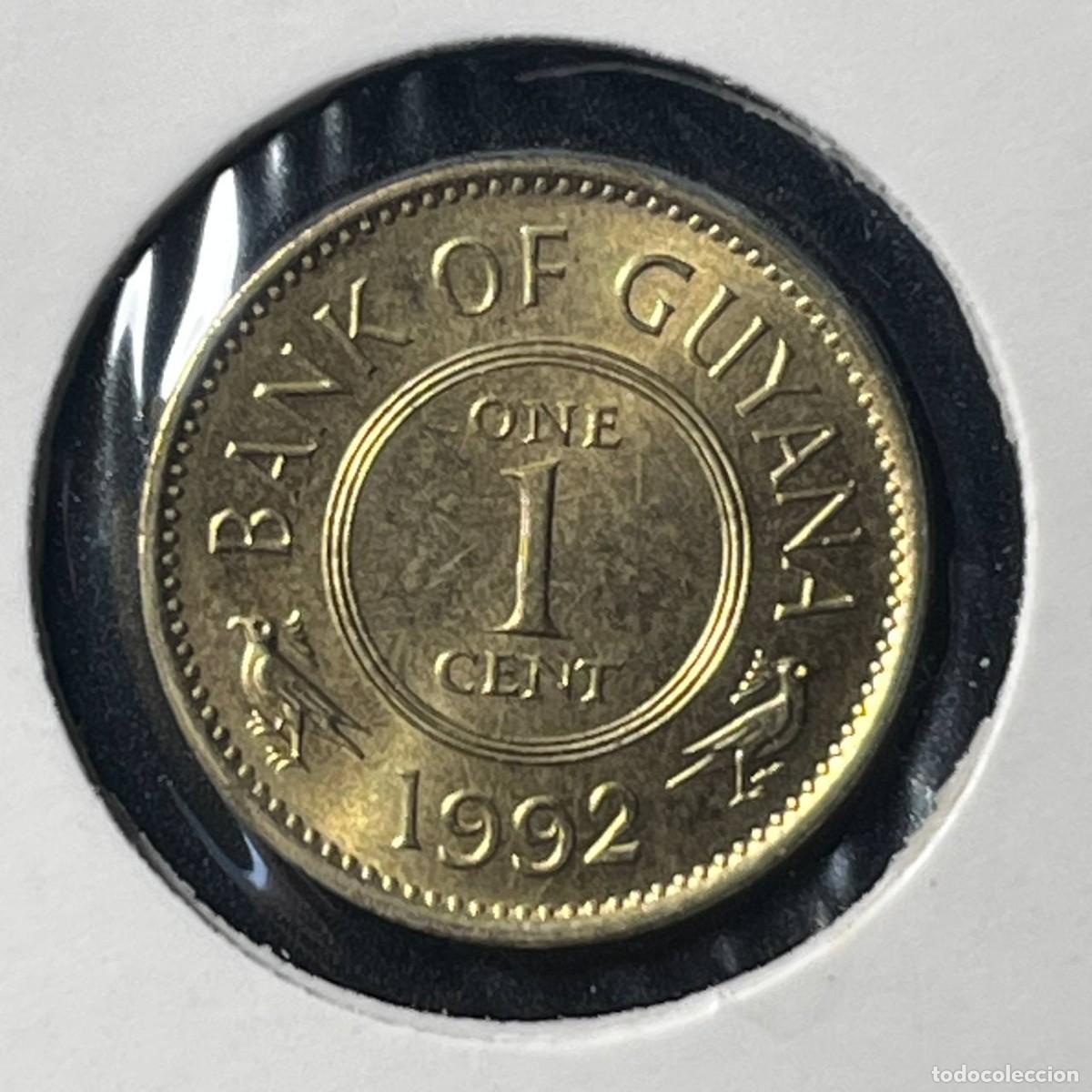 Monedas antiguas de Am&eacute;rica: GUYANA 1 CENT 1992 KM#31 - Foto 1