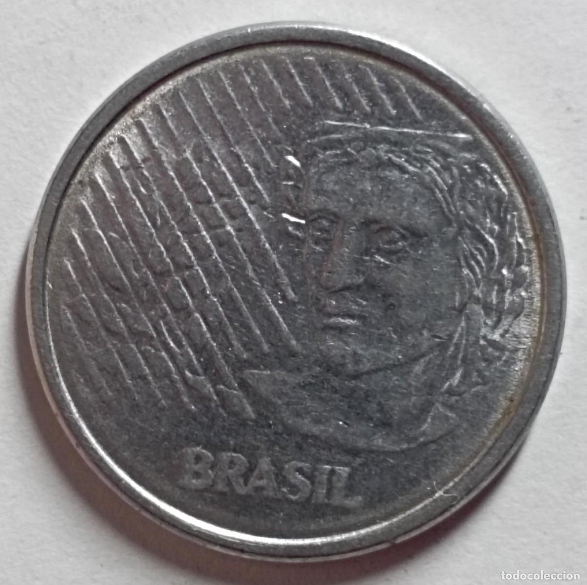 Monedas antiguas de Am&eacute;rica: Moneda de Brasil 10 centavos de 1994 - Foto 1