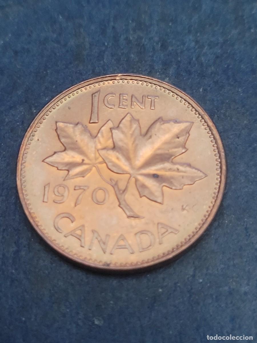 Monedas antiguas de Am&eacute;rica: Moneda 1 centavo 1970 Canad&aacute; - Foto 2