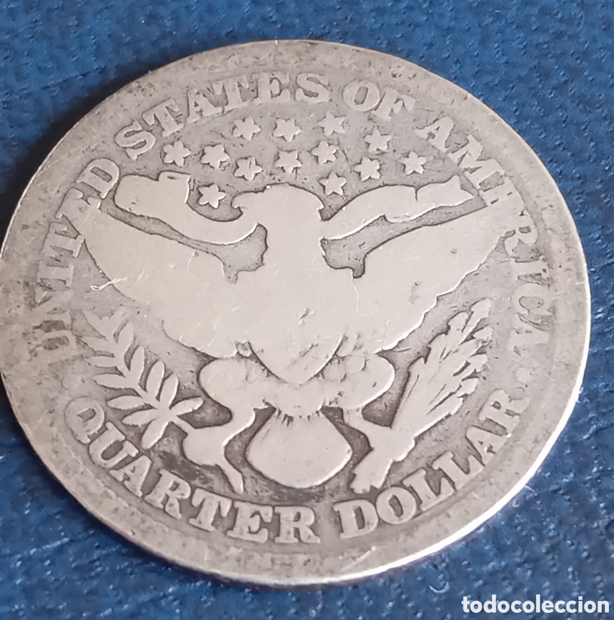 Monedas antiguas de Am&eacute;rica: DOLAR QUARTER BARBER 1898 - Foto 2