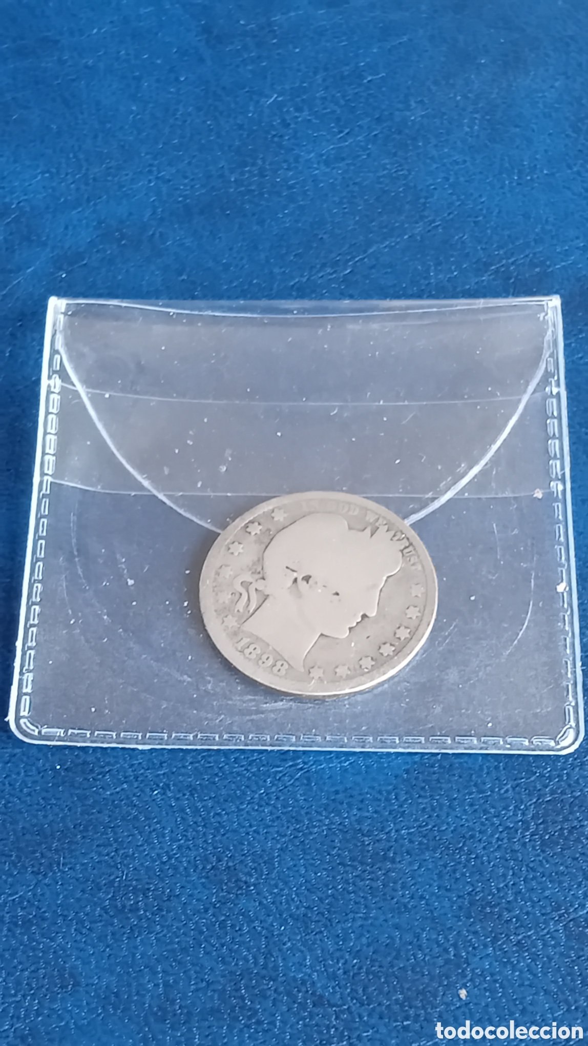 Monedas antiguas de Am&eacute;rica: DOLAR QUARTER BARBER 1898 - Foto 5