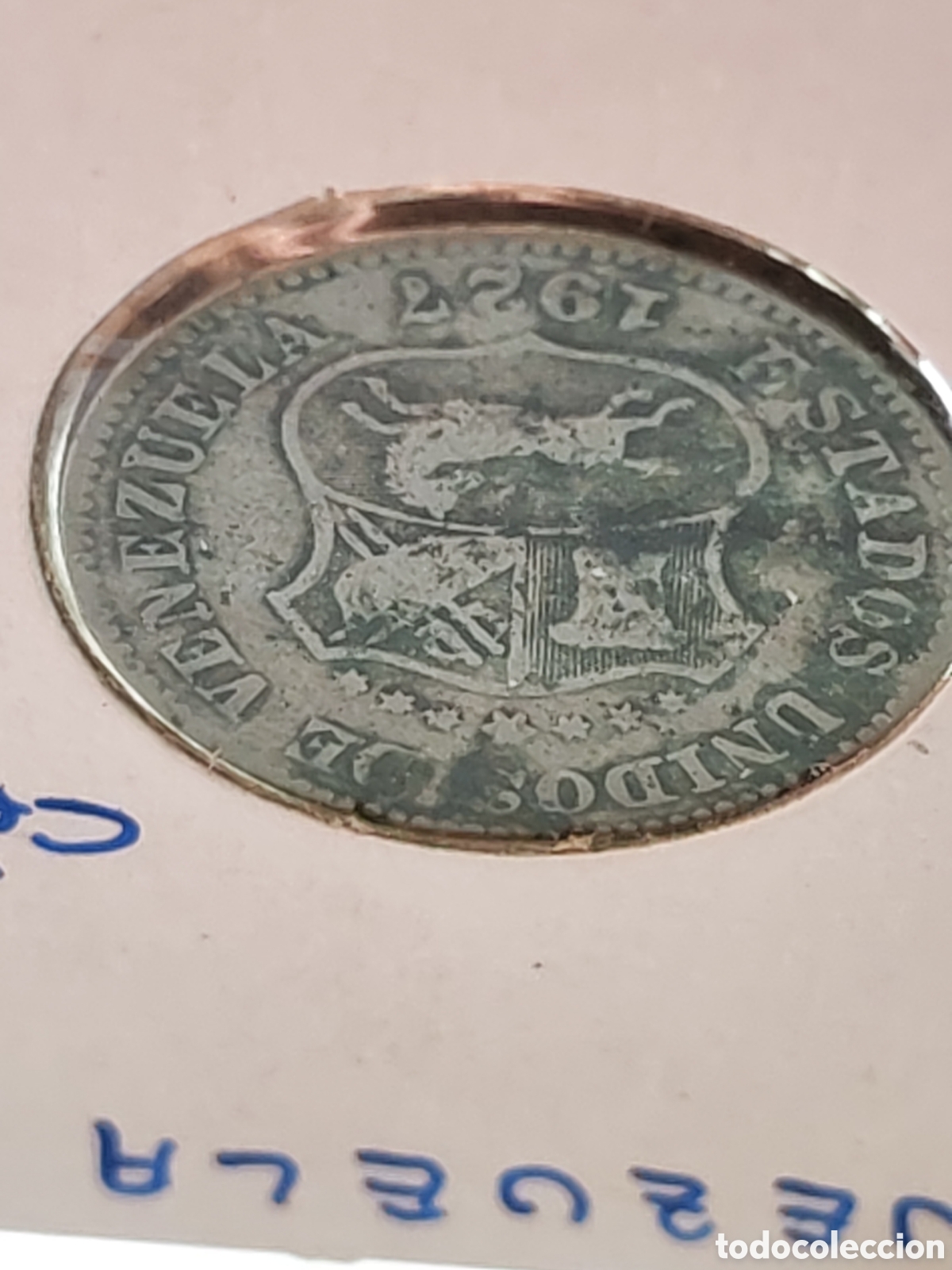 Monedas antiguas de Am&eacute;rica: Venezuela. 5 centimos. 1927. - Foto 5