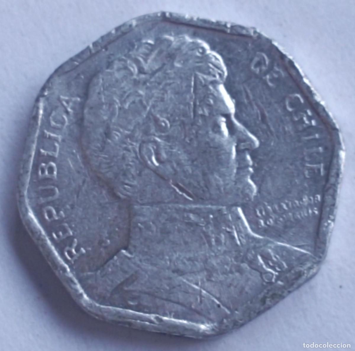 Monedas antiguas de Am&eacute;rica: Moneda de Chile 1 peso de 1999 - Foto 1