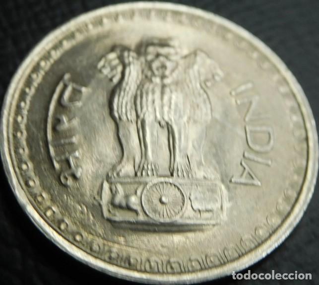 Monedas antiguas de Am&eacute;rica: Moneda India de 25 centavos, 1985 - Foto 1