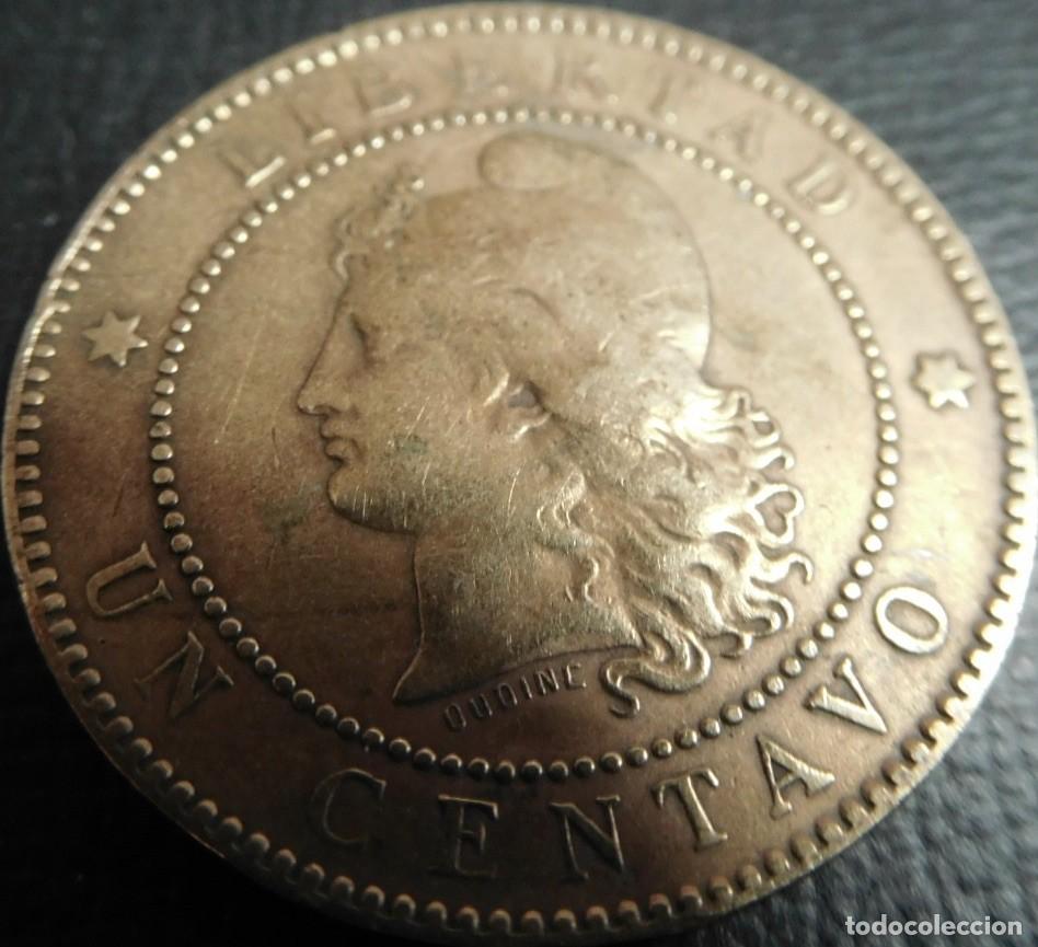 Monedas antiguas de Am&eacute;rica: Argentina. 1 Centavo 1884 - Foto 2