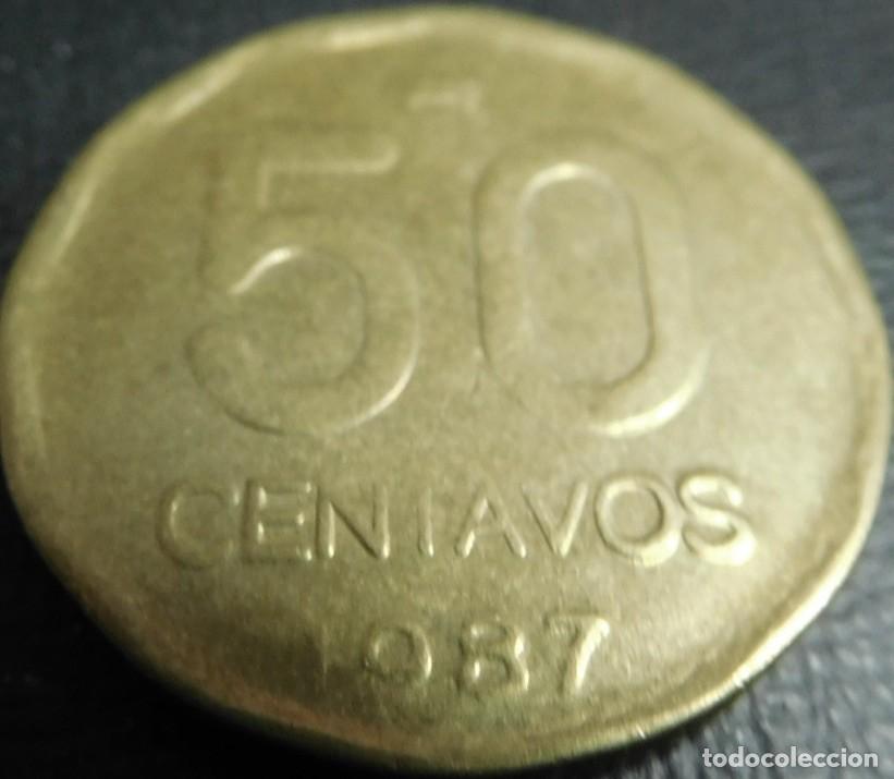 Monedas antiguas de Am&eacute;rica: Argentina.50 Centavo 1987 - Foto 2