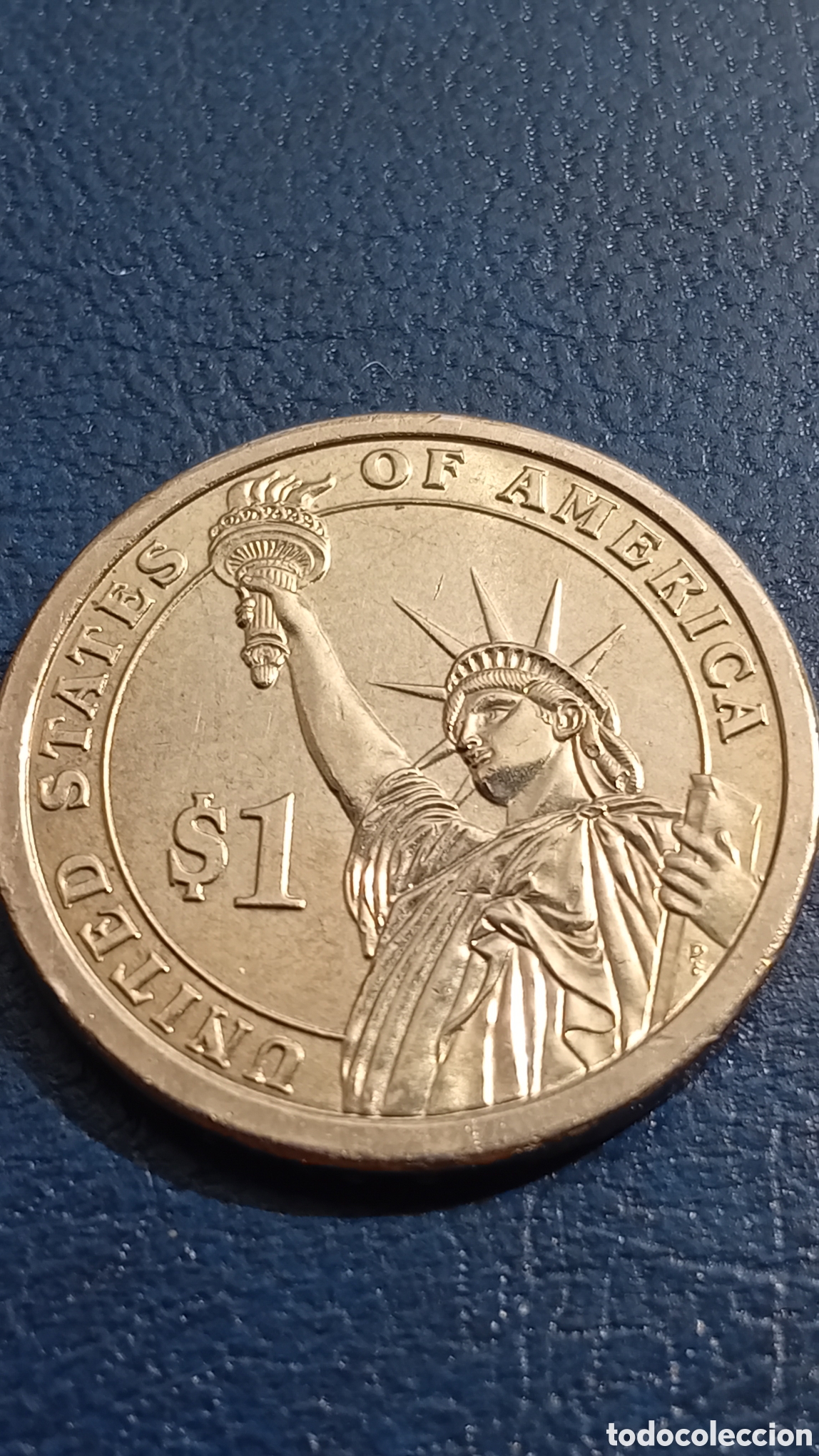 Monedas antiguas de Am&eacute;rica: D&Oacute;LAR JOHN TYLER USA - Foto 2