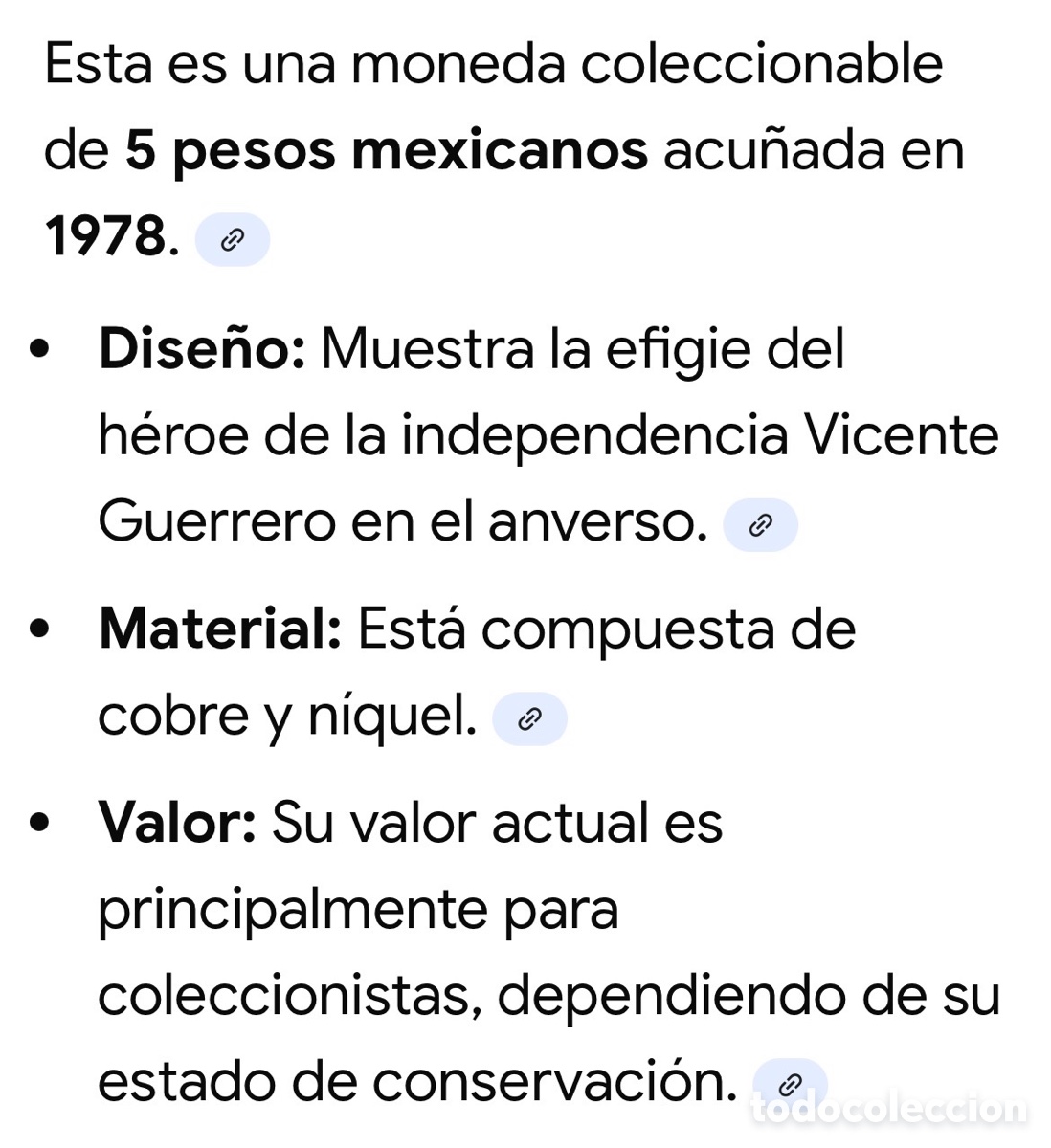 Monedas antiguas de Am&eacute;rica: Moneda M&eacute;xico a&ntilde;o 1976 - Foto 5