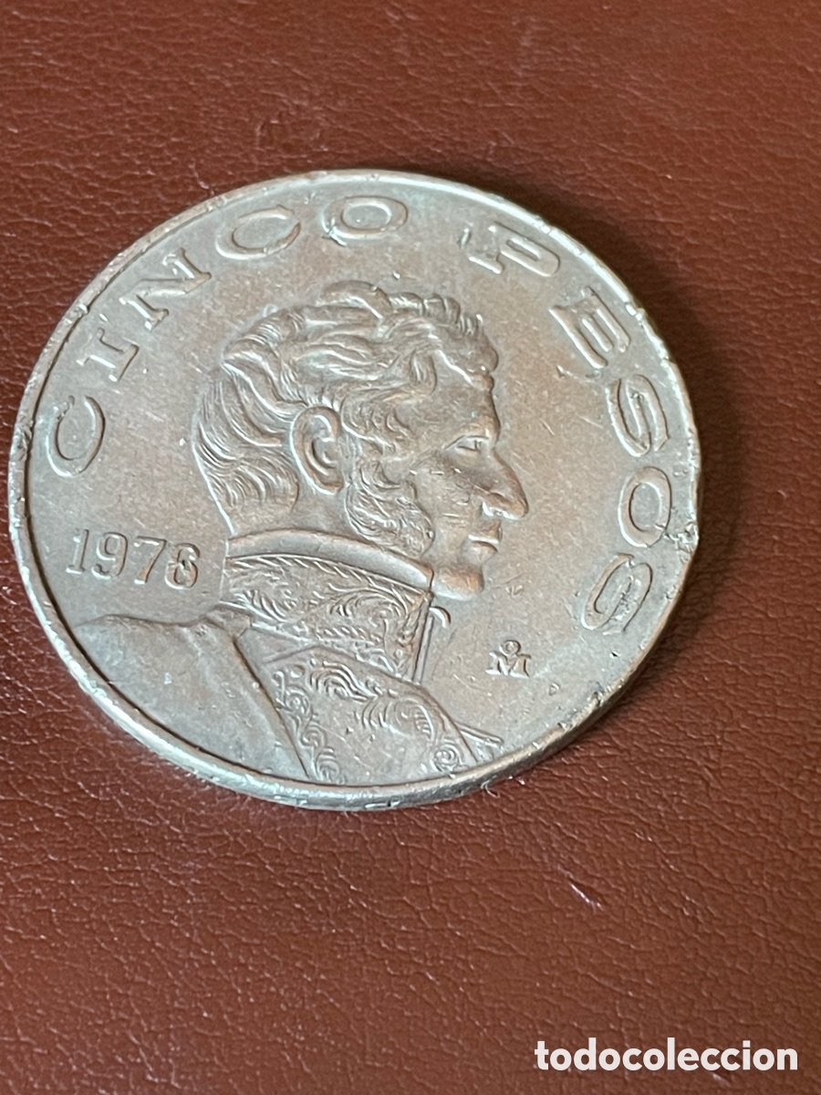 Monedas antiguas de Am&eacute;rica: Moneda M&eacute;xico a&ntilde;o 1976 - Foto 1